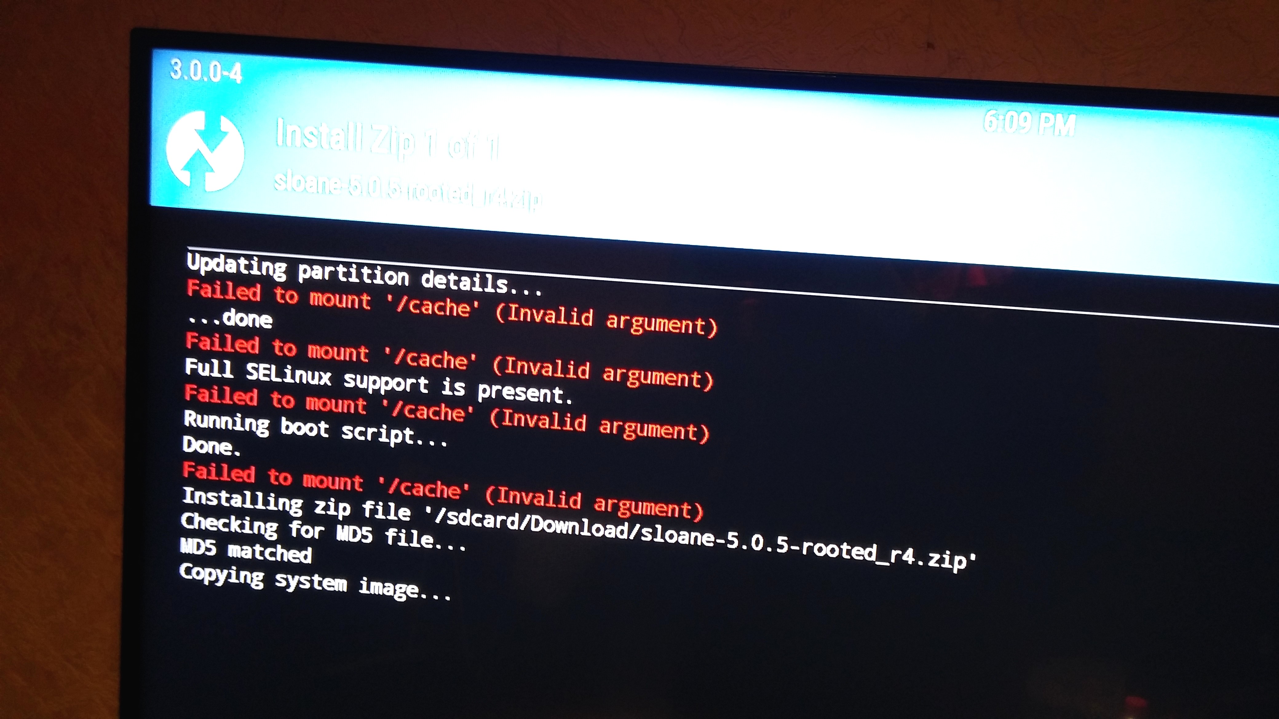 Tutorial atasi masalah Failed To Mount System (Invalid Argument) pada LG G Flex 2 32GB via TWRP