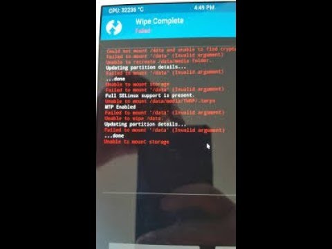 Cara mudah atasi masalah Failed To Mount System (Invalid Argument) pada LG Optimus 3D MAX P720 via TWRP