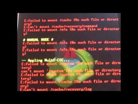 Tutorial atasi masalah Failed To Mount System (Invalid Argument) pada LG Max via TWRP