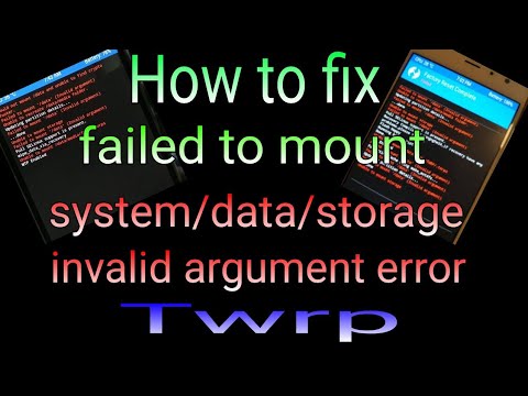 Begini lho! Caranya atasi masalah Failed To Mount System (Invalid Argument) pada LG LS720 Optimus F3 via TWRP