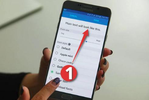 Ganti Font LG G Flex2 F510L Tanpa PC