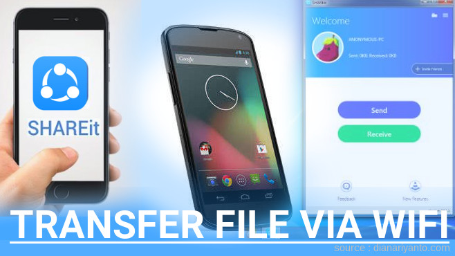 Mengenal Transfer File via Wifi di Google NEXUS 4 8GB (LG) Menggunakan ShareIt Terbaru