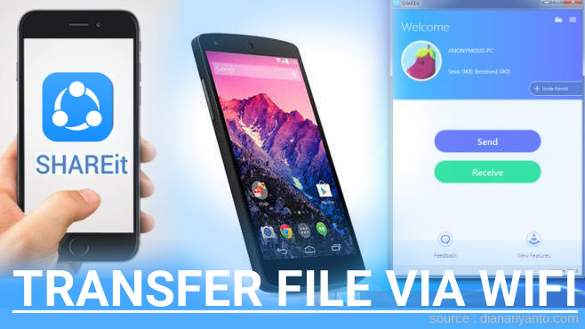 Tips Transfer File via Wifi di Google NEXUS 5 32GB (LG) Menggunakan ShareIt Versi Baru