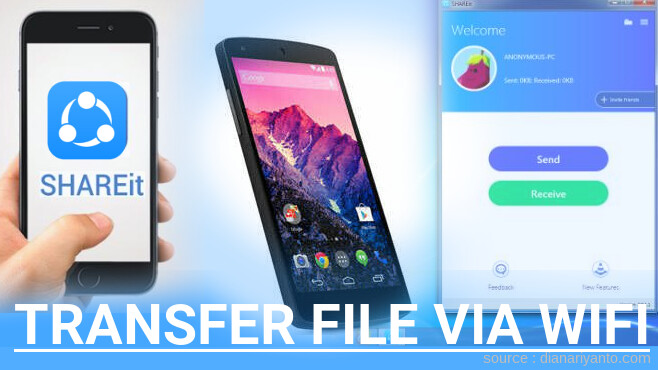 Mengenal Transfer File via Wifi di Google NEXUS 5 (LG) Menggunakan ShareIt Versi Baru