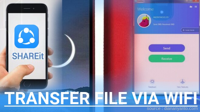 Kirim dan Transfer File via Wifi di LG D958 / F340 G Flex Menggunakan ShareIt Terbaru