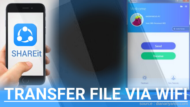 Tips Transfer File via Wifi di LG E2 Menggunakan ShareIt Versi Baru