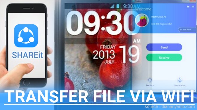 Tips Transfer File via Wifi di LG E410 Optimus L1II Menggunakan ShareIt Versi Baru