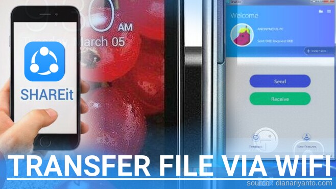 Cara Mudah Transfer File via Wifi di LG E420 Optimus L1II Dual Menggunakan ShareIt Versi Baru