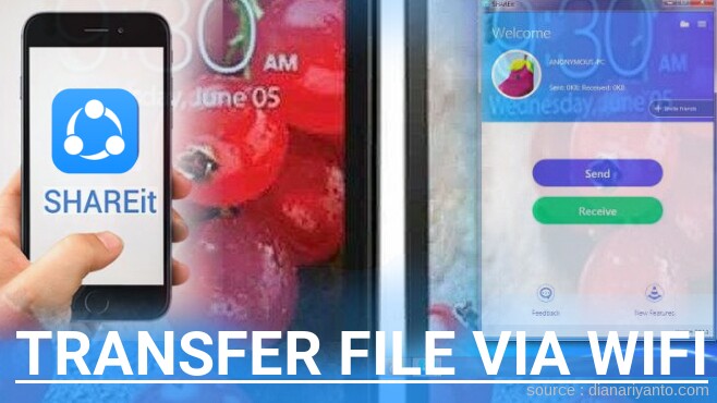 Tutorial Transfer File via Wifi di LG E445 Optimus L4II Dual Menggunakan ShareIt Terbaru