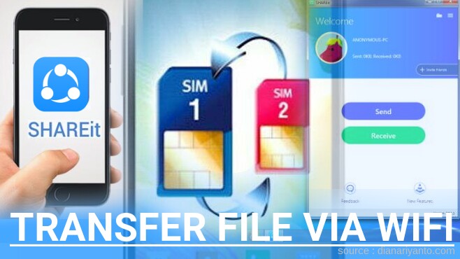 Kirim dan Transfer File via Wifi di LG E455 Optimus L5II Dual Menggunakan ShareIt Terbaru