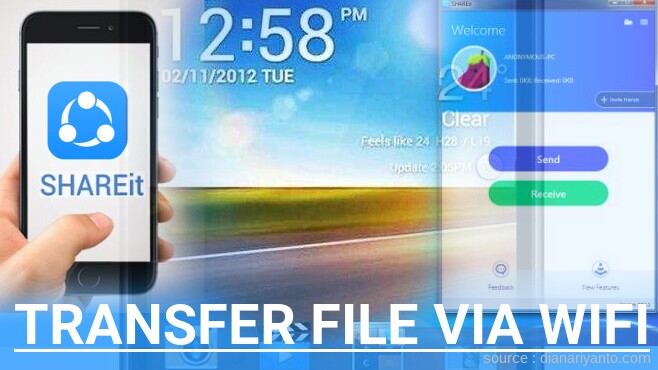 Mudahnya Transfer File via Wifi di LG E612 Optimus L5 Menggunakan ShareIt Terbaru