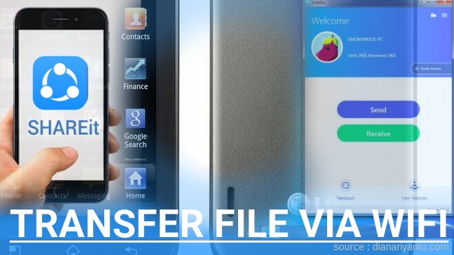 Transfer File via Wifi di LG E730 Optimus Sol Menggunakan ShareIt Terbaru