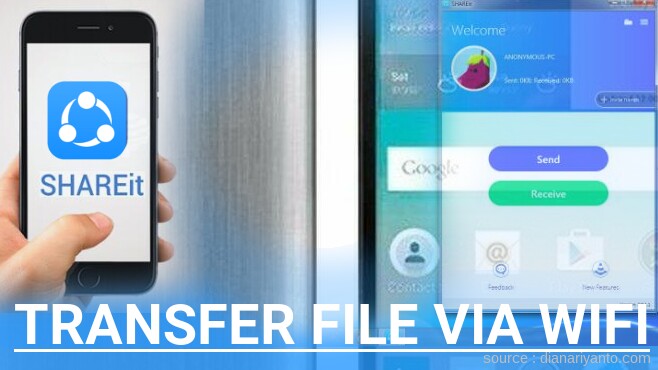 Cara Transfer File via Wifi di LG Escape 2 Menggunakan ShareIt Versi Baru