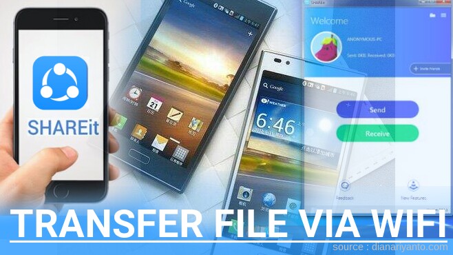 Mudahnya Transfer File via Wifi di LG F160L Optimus LTE II(2) Menggunakan ShareIt Terbaru