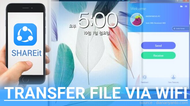 Tutorial Transfer File via Wifi di LG F200 Optimus Vu II(2) Menggunakan ShareIt Versi Baru