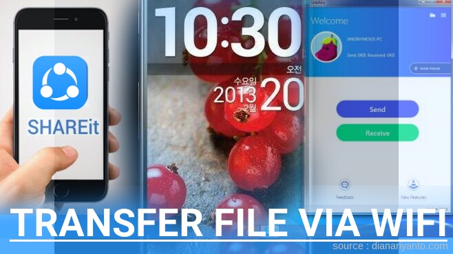 Tips Transfer File via Wifi di LG F240K Optimus G PRO Menggunakan ShareIt Terbaru