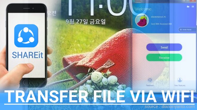 Mengenal Transfer File via Wifi di LG F300 Optimus Vu II(3) Menggunakan ShareIt Terbaru