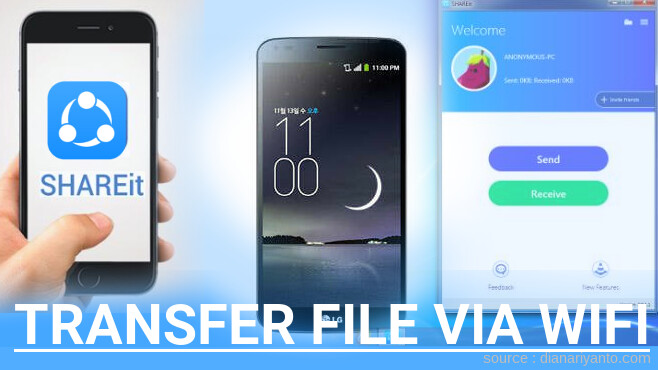 Tips Transfer File via Wifi di LG G Flex Menggunakan ShareIt Terbaru