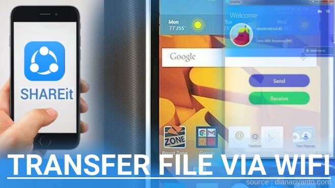 Mudahnya Transfer File via Wifi di LG G Stylo Menggunakan ShareIt Terbaru