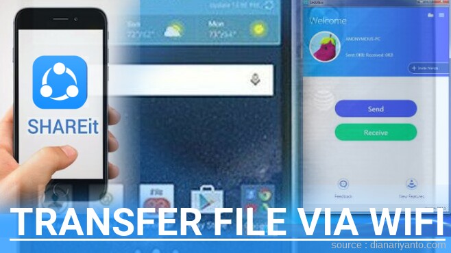 Cara Transfer File via Wifi di LG G Vista 2 Menggunakan ShareIt Terbaru