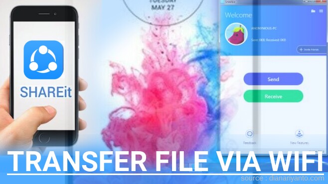 Transfer File via Wifi di LG G3 A Menggunakan ShareIt Versi Baru