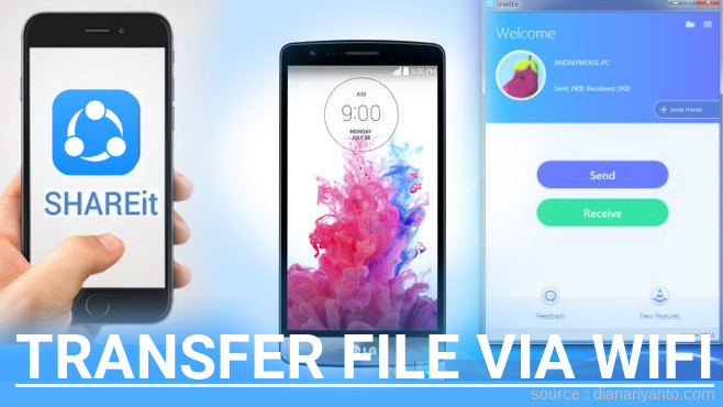 Mengenal Transfer File via Wifi di LG G3 Beat D724 Menggunakan ShareIt Versi Baru