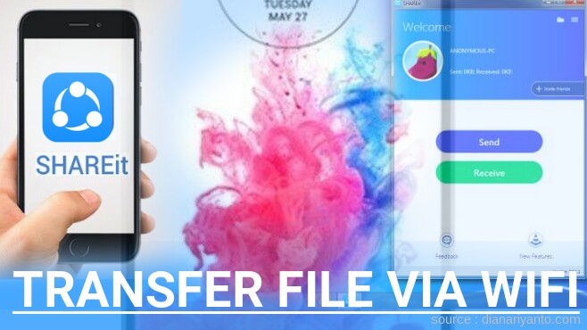 Tips Transfer File via Wifi di LG G3 Screen Menggunakan ShareIt Versi Baru