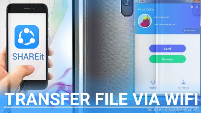 Cara Mudah Transfer File via Wifi di LG G4 Stylus LTE Menggunakan ShareIt Versi Baru