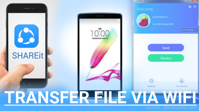 Mengenal Transfer File via Wifi di LG G4 Stylus Menggunakan ShareIt Versi Baru