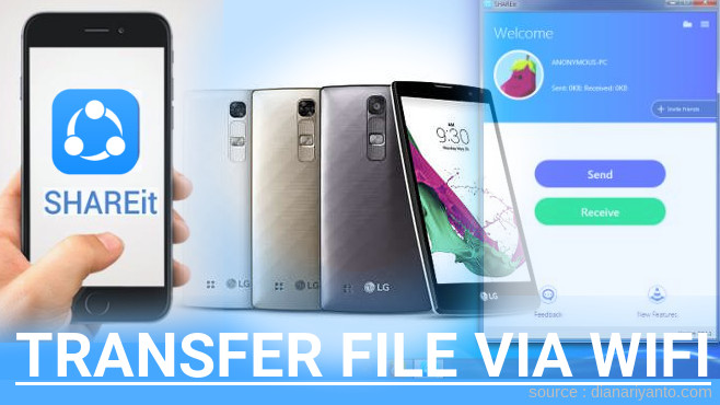 Cara Mudah Transfer File via Wifi di LG G4c Menggunakan ShareIt Terbaru