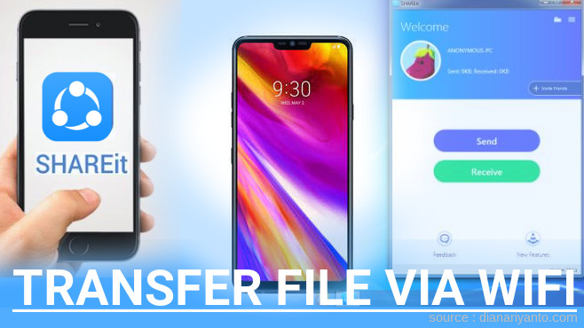 Mudahnya Transfer File via Wifi di LG G7+ ThinQ Menggunakan ShareIt Terbaru