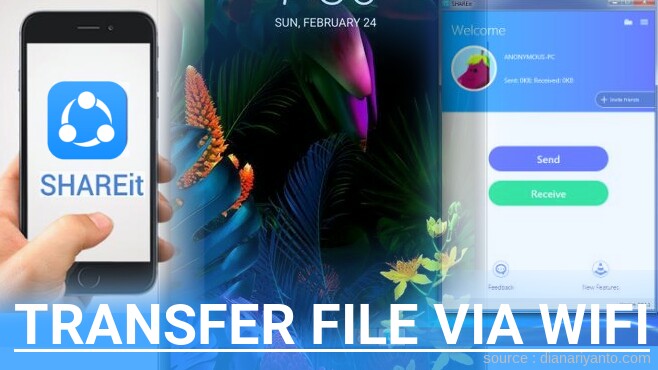 Tips Transfer File via Wifi di LG G8 ThinQ Menggunakan ShareIt Terbaru