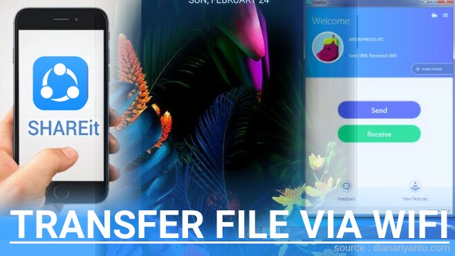 Tips Transfer File via Wifi di LG G8s ThinQ Menggunakan ShareIt Terbaru