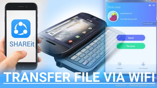 Mudahnya Transfer File via Wifi di LG GW620 Menggunakan ShareIt Versi Baru