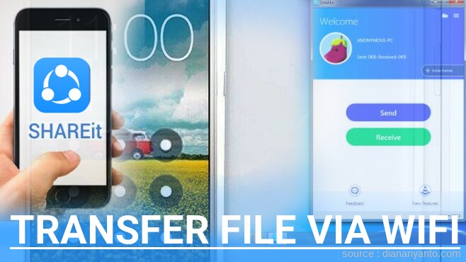 Cara Mudah Transfer File via Wifi di LG GX F310L Menggunakan ShareIt Terbaru