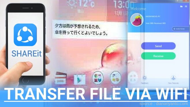 Tutorial Transfer File via Wifi di LG Isai VL Menggunakan ShareIt Versi Baru