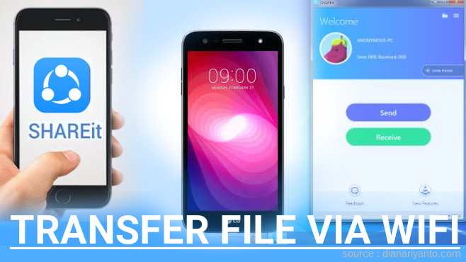 Mengenal Transfer File via Wifi di LG K10 Power (X power2) Menggunakan ShareIt Terbaru