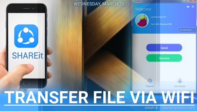 Mudahnya Transfer File via Wifi di LG K20 Plus Menggunakan ShareIt Versi Baru