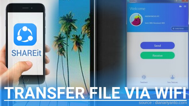 Cara Mudah Transfer File via Wifi di LG K3 (2017) Menggunakan ShareIt Terbaru