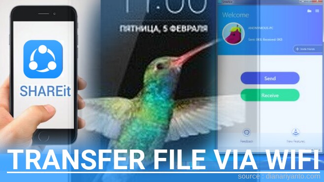 Transfer File via Wifi di LG K4 (2017) Menggunakan ShareIt Versi Baru