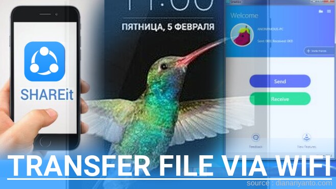 Cara Transfer File via Wifi di LG K4 K130Y Menggunakan ShareIt Terbaru