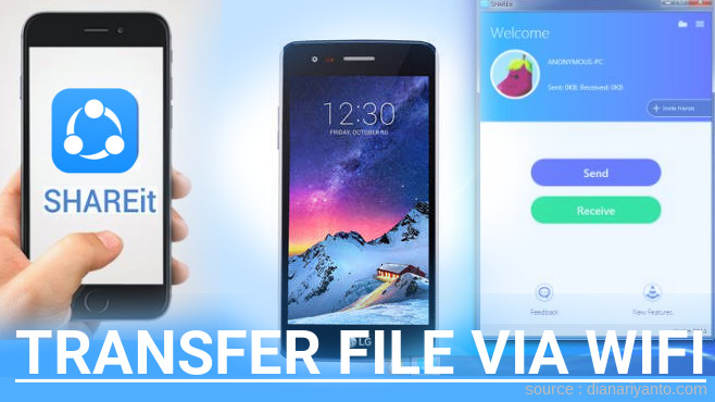 Mudahnya Transfer File via Wifi di LG K8 (2017) Menggunakan ShareIt Terbaru