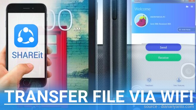 Transfer File via Wifi di LG L40 Dual D170 Menggunakan ShareIt Versi Baru