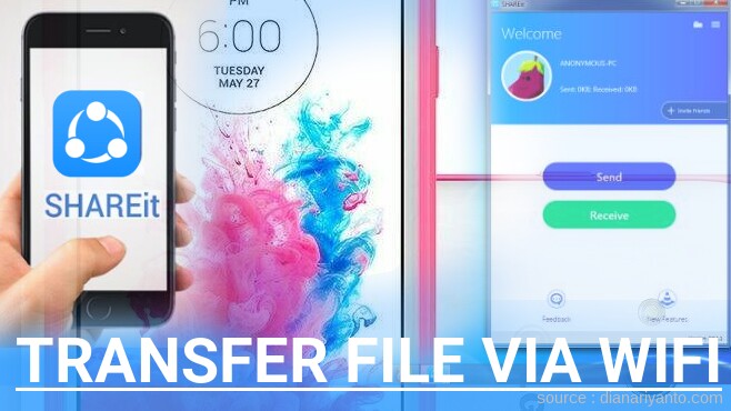 Tips Transfer File via Wifi di LG L50 Menggunakan ShareIt Versi Baru