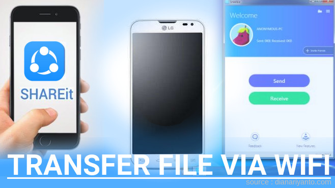 Mengenal Transfer File via Wifi di LG L90 Dual D410 Menggunakan ShareIt Terbaru
