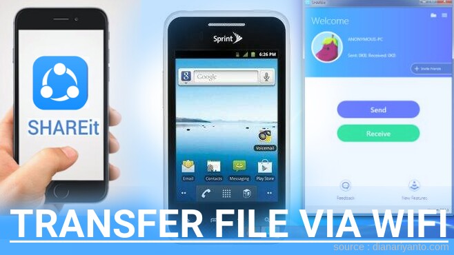 Mudahnya Transfer File via Wifi di LG LS696 Optimus Elite Menggunakan ShareIt Versi Baru