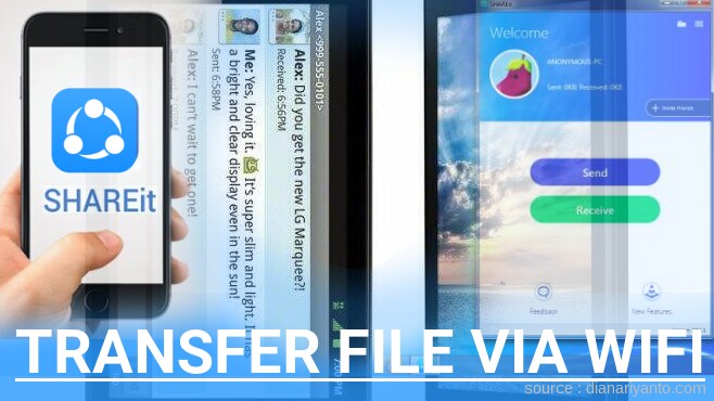 Mengenal Transfer File via Wifi di LG LS855 Marquee Menggunakan ShareIt Versi Baru