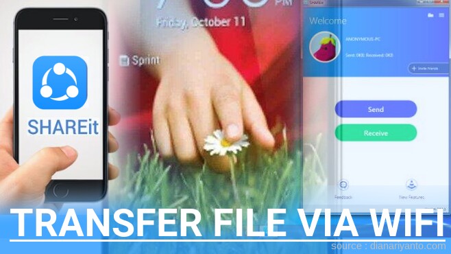 Kirim dan Transfer File via Wifi di LG LS980 G2 Menggunakan ShareIt Terbaru