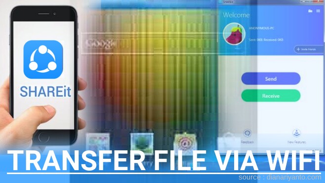 Kirim dan Transfer File via Wifi di LG Lucid 3 VS876 Menggunakan ShareIt Versi Baru
