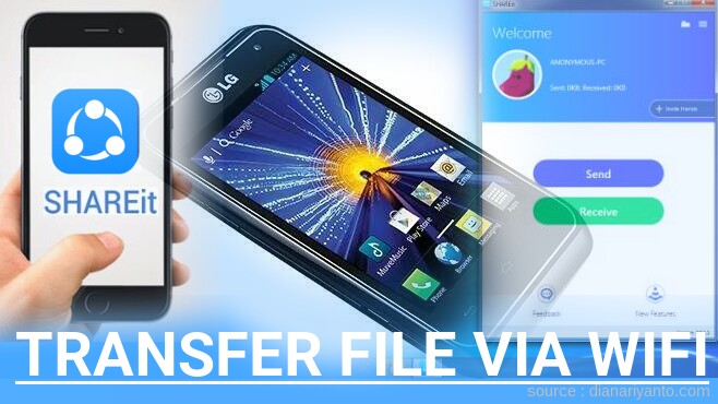 Cara Transfer File via Wifi di LG LW770 Optimus Regard Menggunakan ShareIt Terbaru